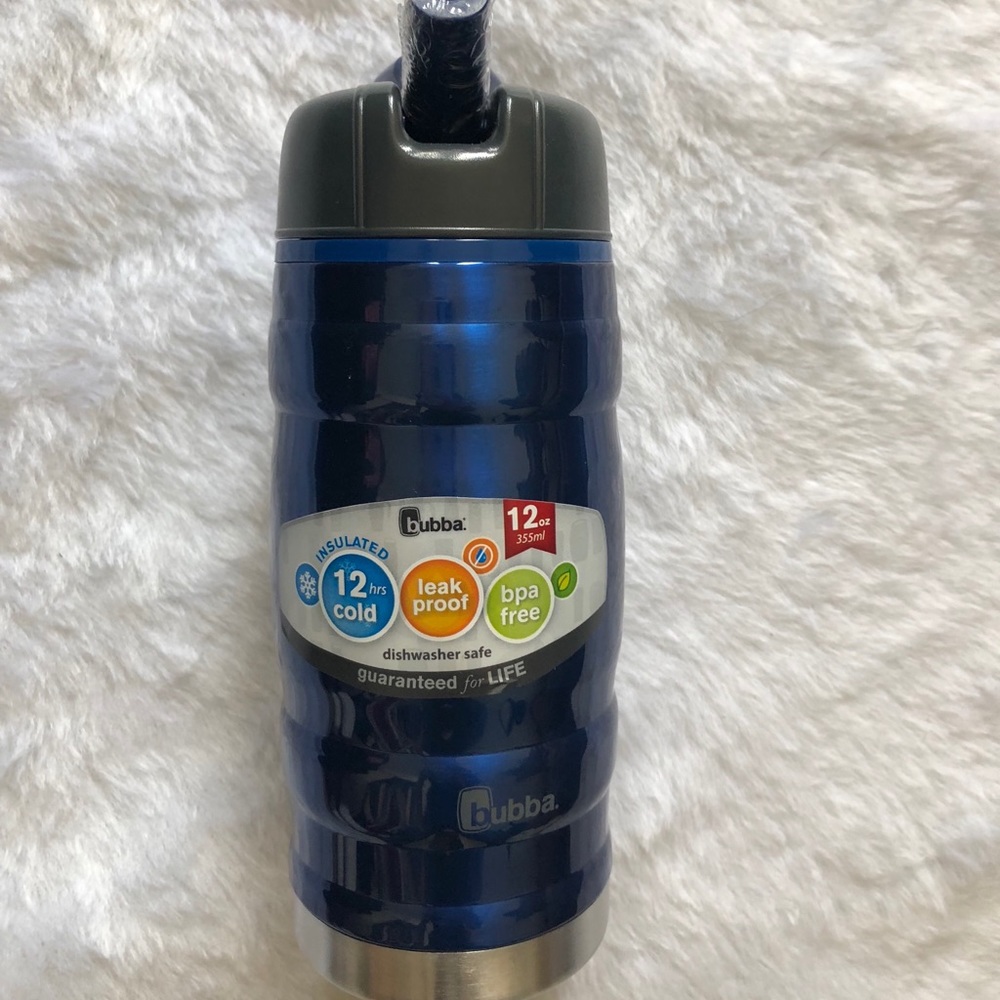 12 oz Bubba Water Bottle with Straw - Picture 1 of 4